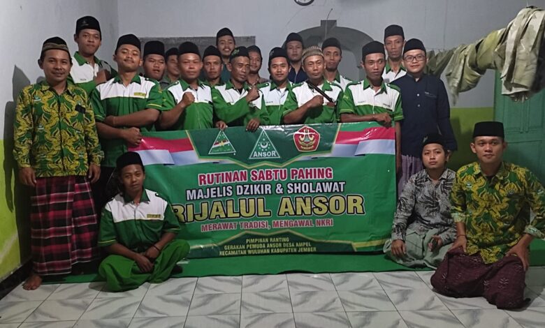 Foto: Rutinan Ranting Ansor Desa Ampel