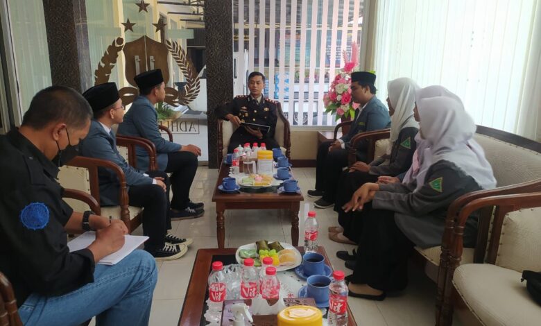Foto: Pemaparan Program PC IPNU-IPPNU Jember Kepada Kapolres Jember
