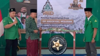 Foto: Pembukaan secara simbolis acara PKD oleh PAC GP Ansor Kec. Wuluhan