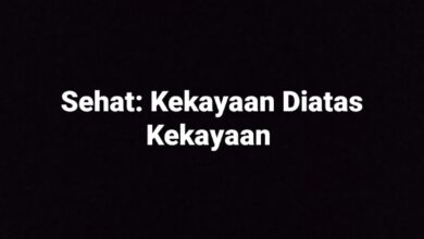 Sehat adalah sebuah anugerah dari Allah kepada kita. Sehat adalah nikmat yang luar biasa, sebuah nikmat yang harus kita syukuri. sehat merupakan mahkota tubuh, saat kita terbaring sakit,  dan kita baru sadar bahwa kesehatan sangat berharga. 