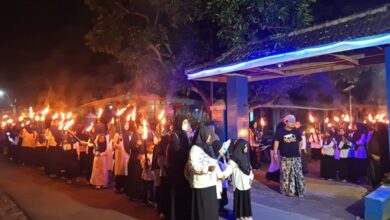Foto: Kegiatan Takbir Keliling oleh GusDurian Kab. Blitar, FORSA, serta Santri Darur Roja'
